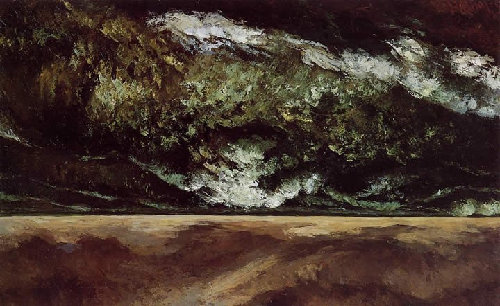 Gustave Courbet The Angry Sea